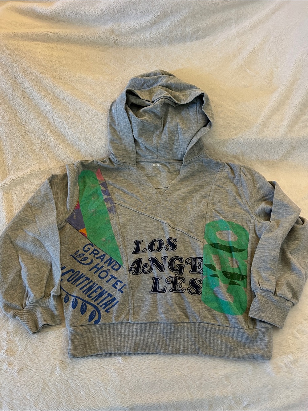 Maeve Light Heather Gray Pullover Hoodie